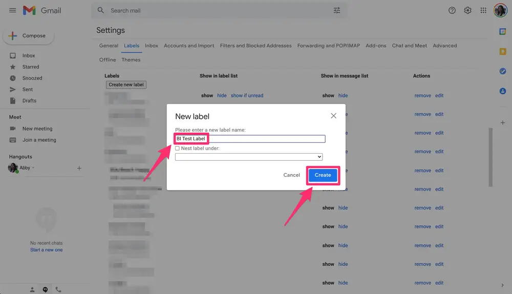 How to Create Folders in Gmail on your desktop