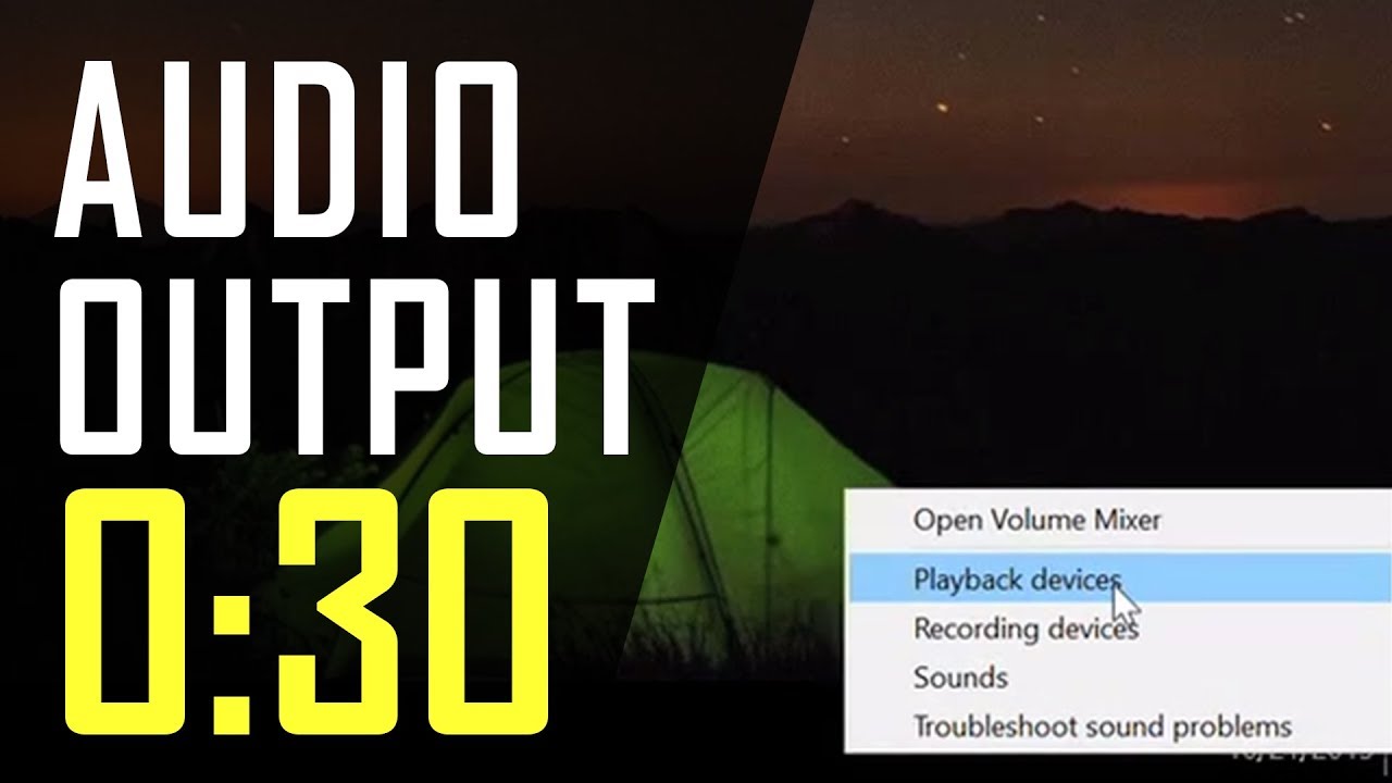 How to Change Default Audio Output in Windows